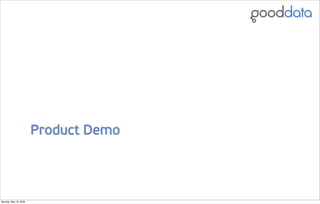 Good Data: Collaborative Analytics On Demand