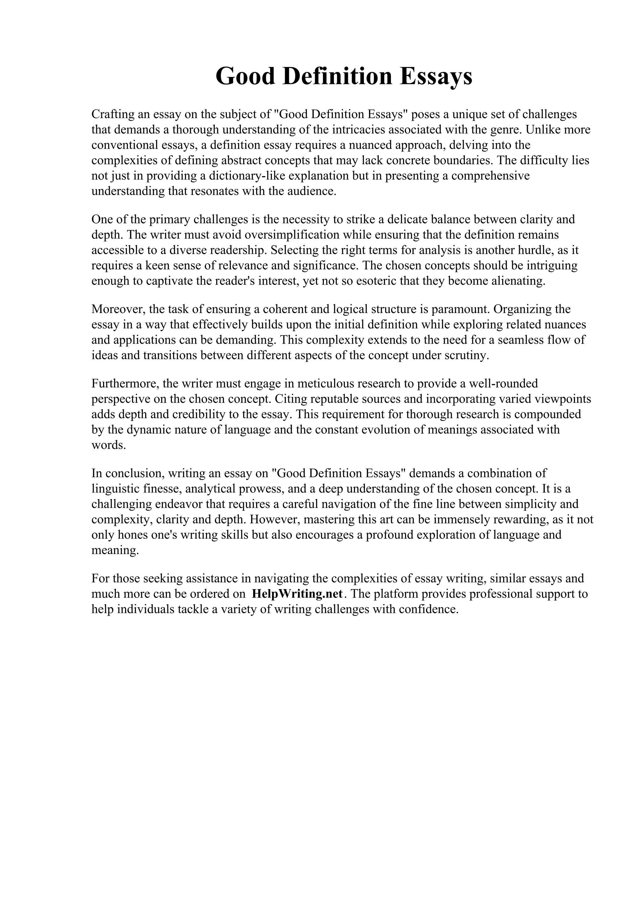 Good Definition Essays PDF good-definition-essays-pdf