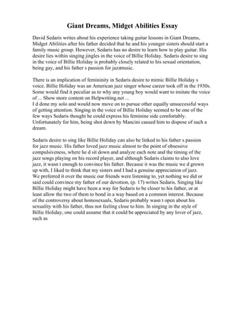 Good Descriptive Essay Examples | PDF