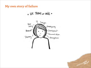 My own story of failure
 