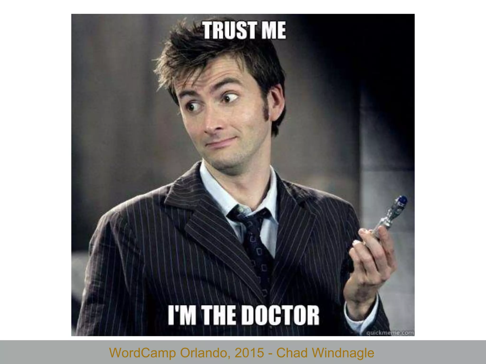 WordCamp Orlando, 2015 - Chad Windnagle
 