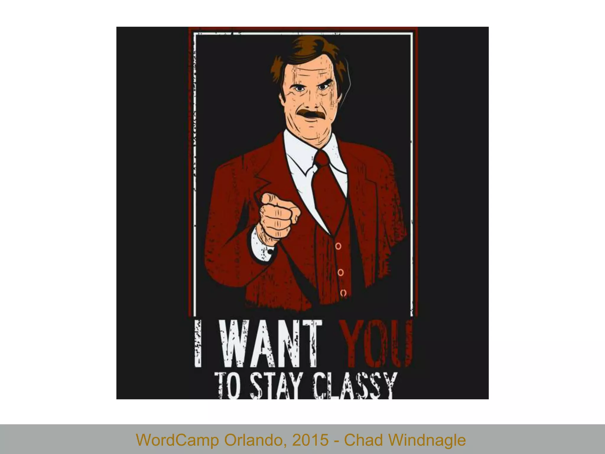 WordCamp Orlando, 2015 - Chad Windnagle
 