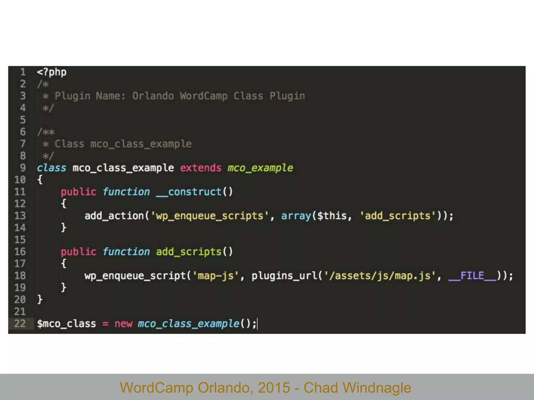 WordCamp Orlando, 2015 - Chad Windnagle
 
