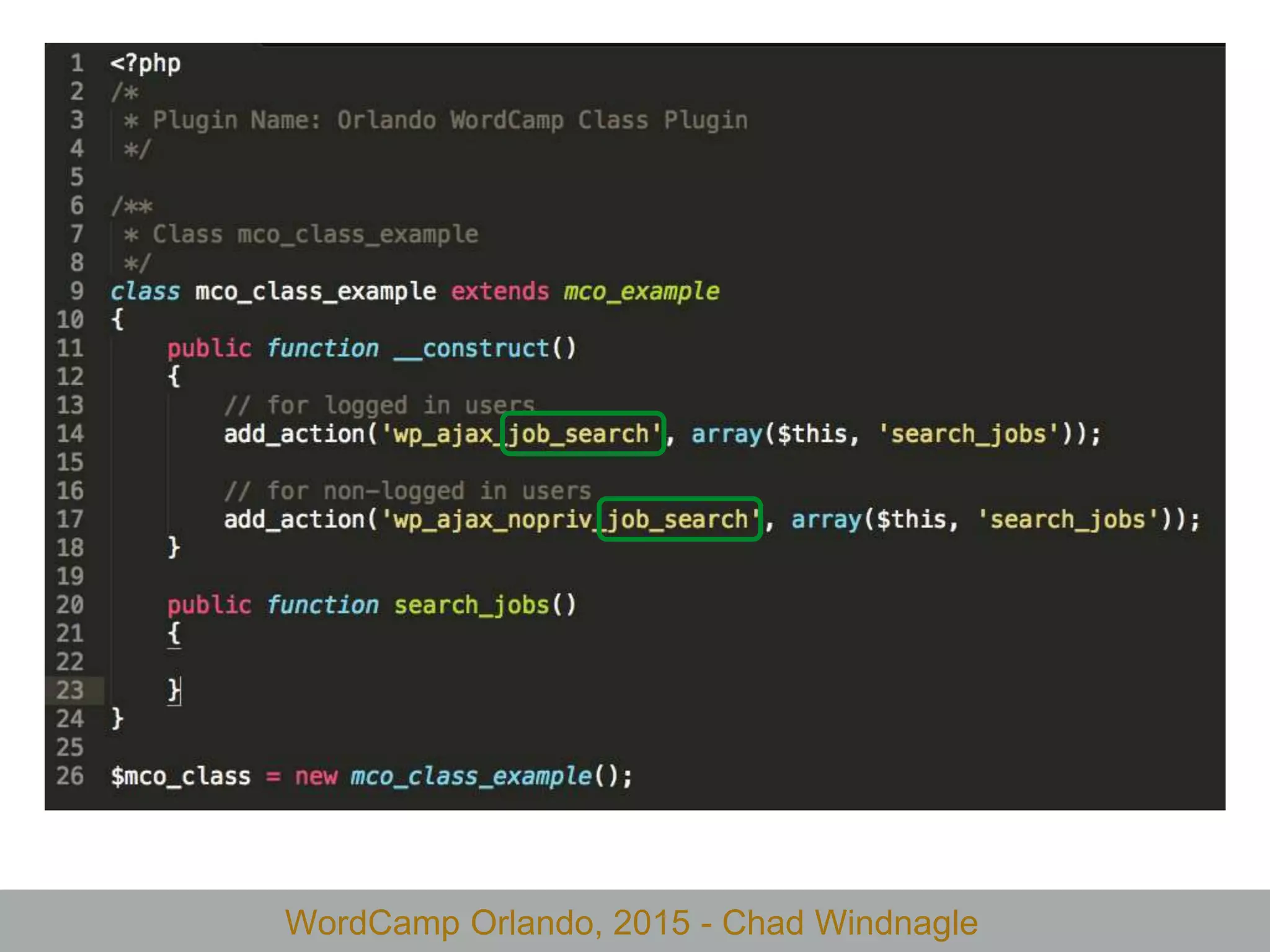 WordCamp Orlando, 2015 - Chad Windnagle
 