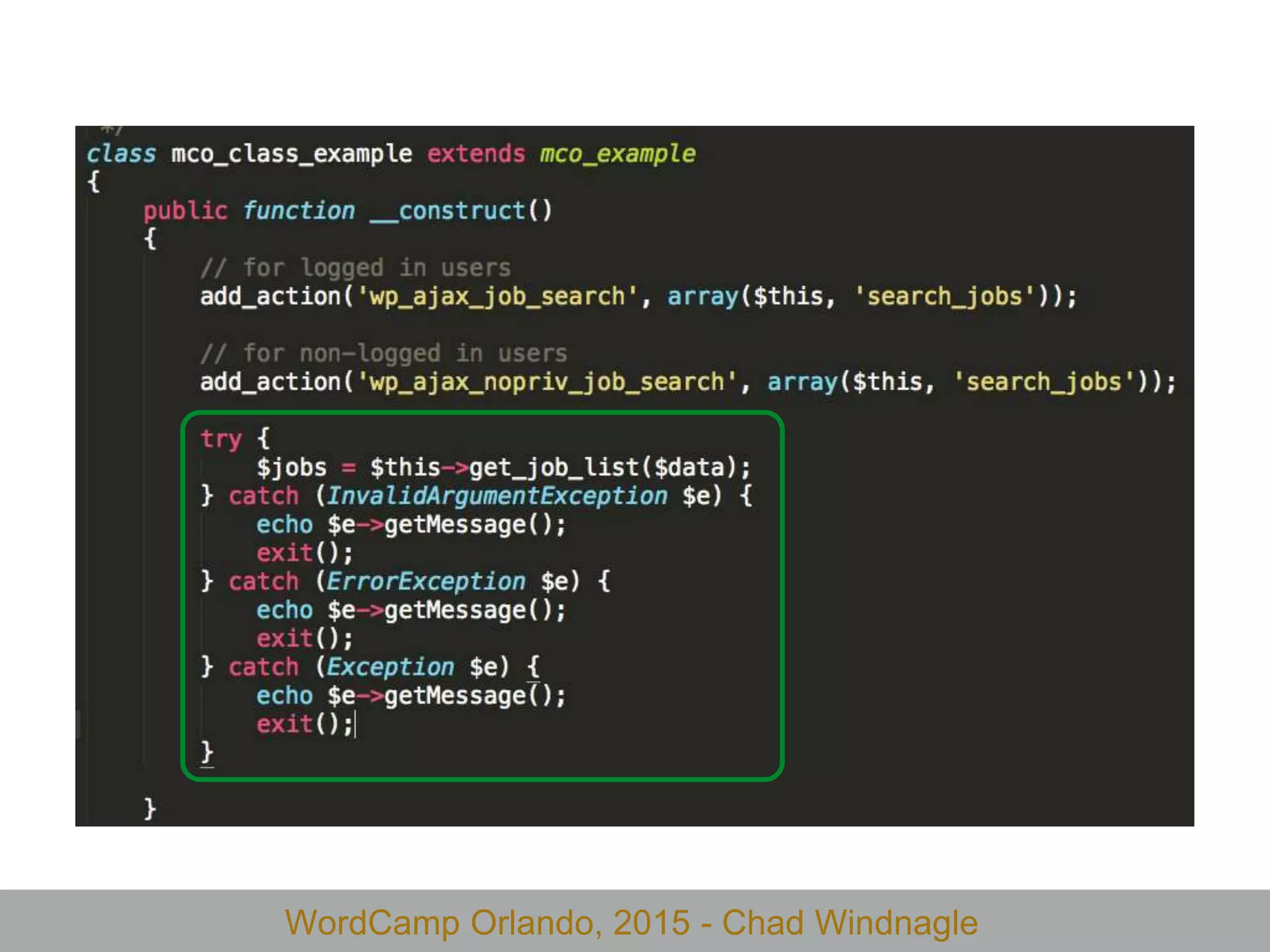 WordCamp Orlando, 2015 - Chad Windnagle
 