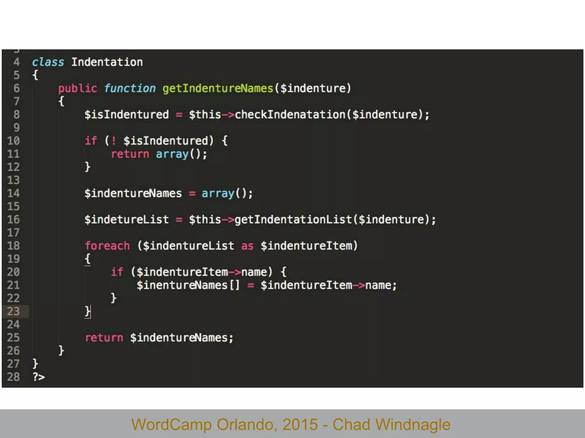 WordCamp Orlando, 2015 - Chad Windnagle
 