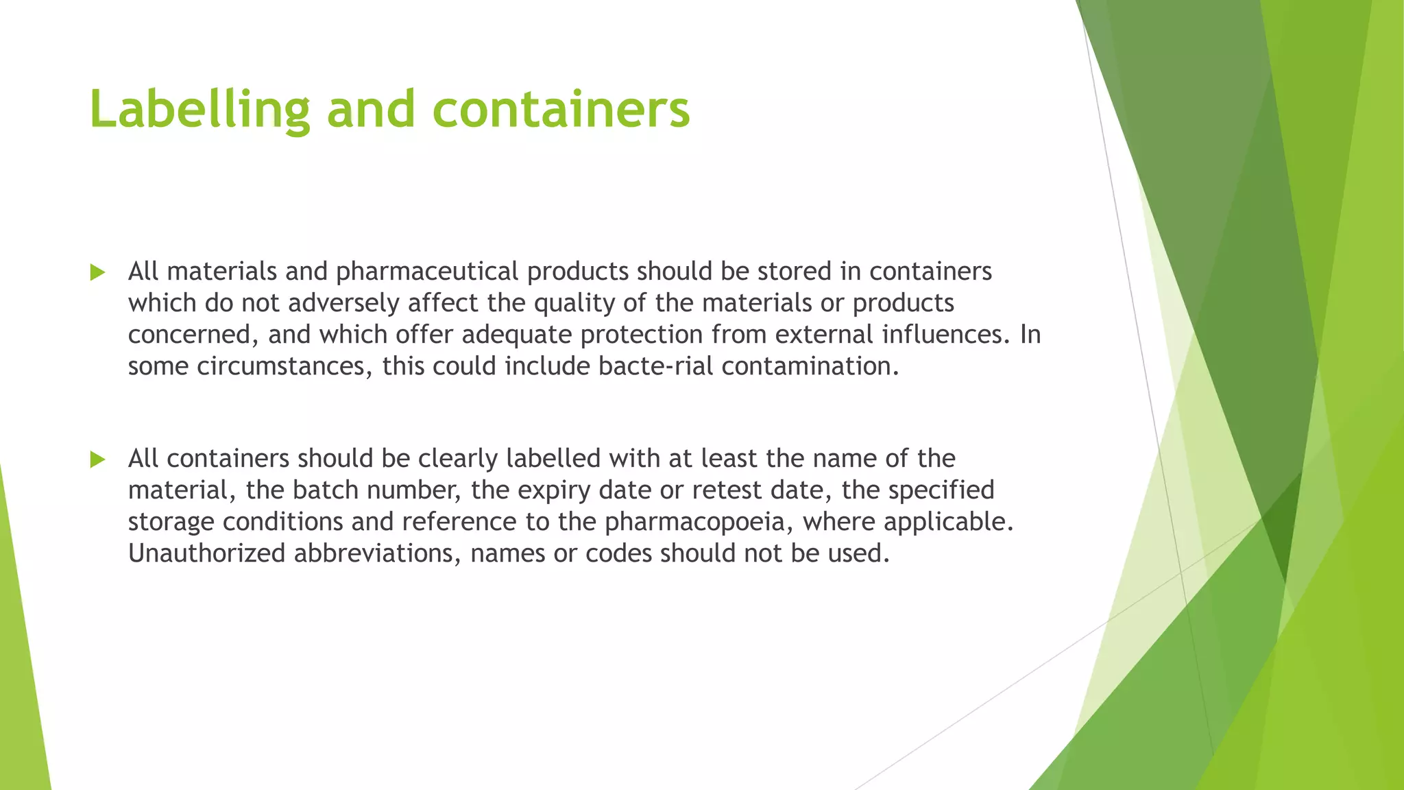 Good Distribution Practices (1).pptx | Pharmaceutical Industry | Industries