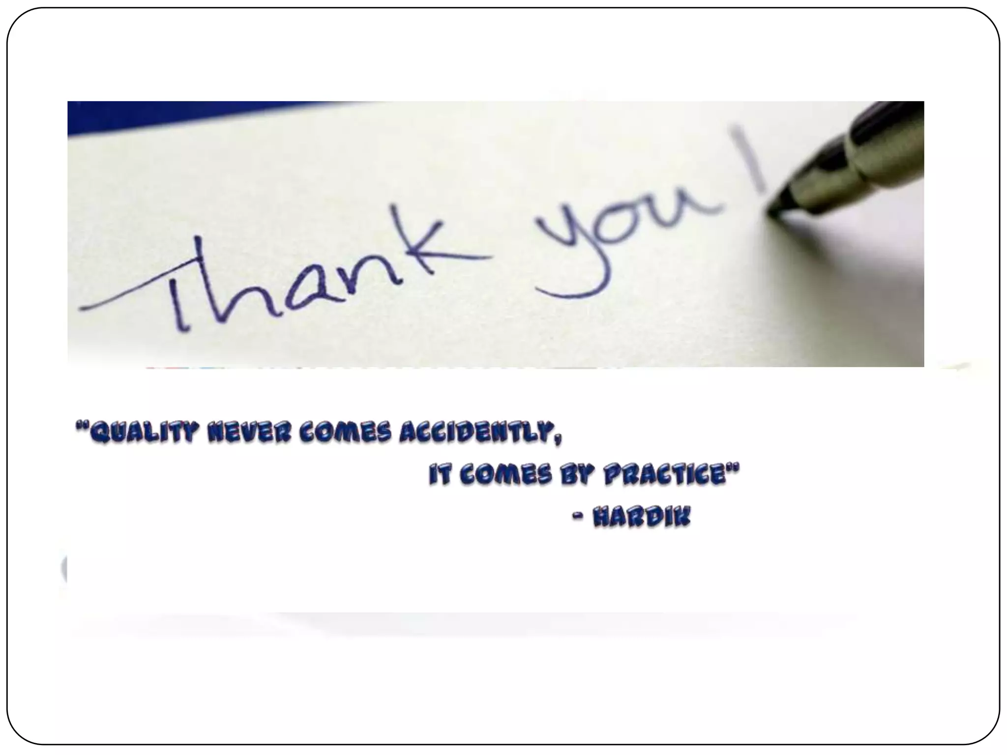 Good documentation practice