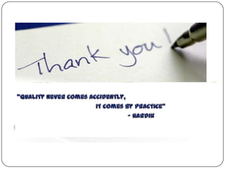 Good documentation practice