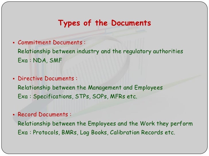 Good documentation practice