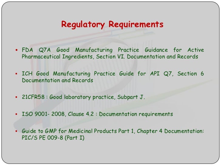 Good documentation practice