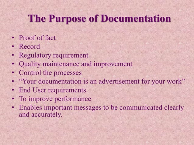 Good Documentation Practice | PPTX