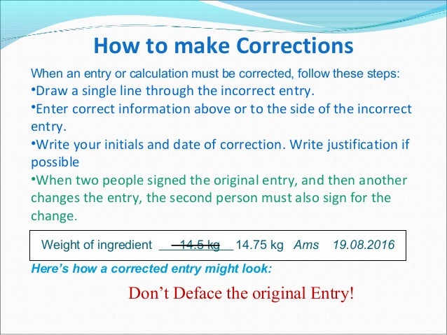Good Documentation Practice