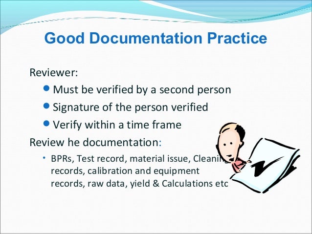 Good Documentation Practice