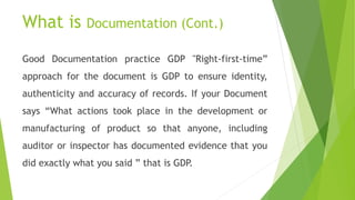Good Documentation Practice and Management.pptx