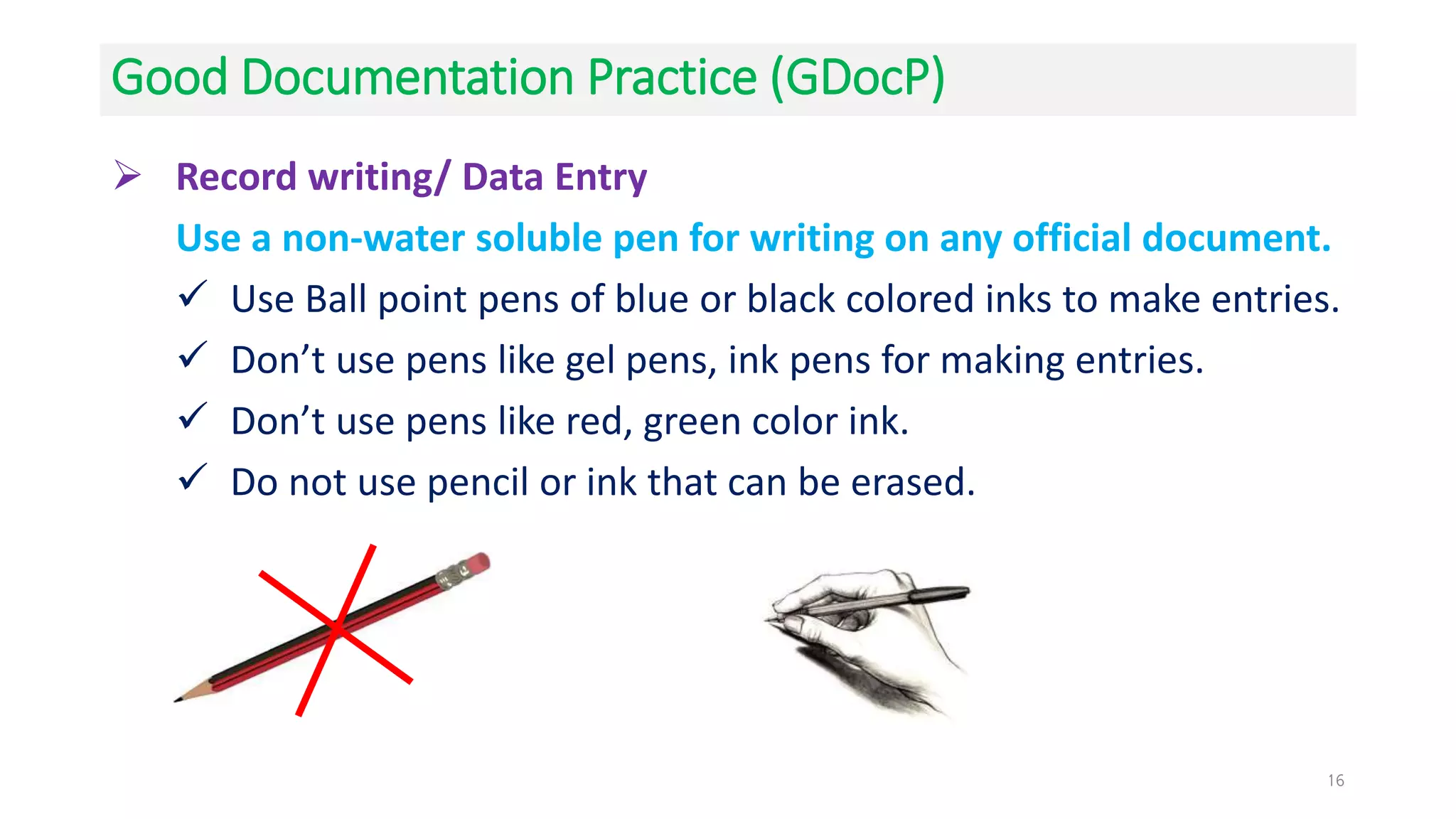 Good documentation practice | PPT