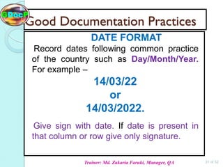 Gdp Date Format Example Good Documentation Practice (GDocP).pdf