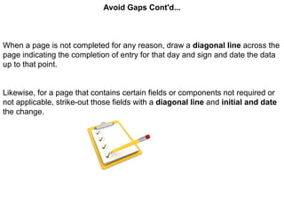 Entry Error Format Gmp Good Documentation practices in GMP rules | PPSX