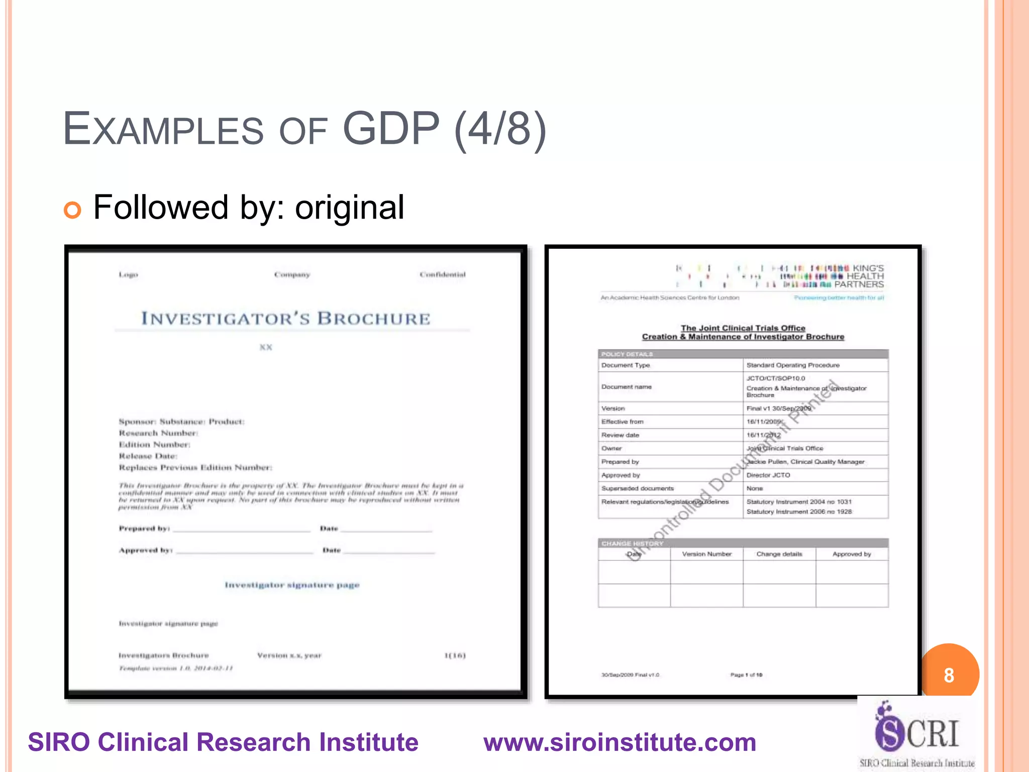 Good Documentation Practices Examples in Clinical Trials I Clinical ...