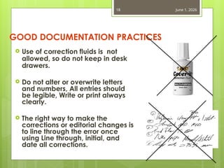 Comprehensive Training on Good Documentation Practices in GMP | PPT