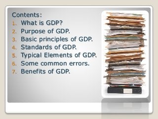 Good Documentation Practices in Pharmaceuticals. | PPTX