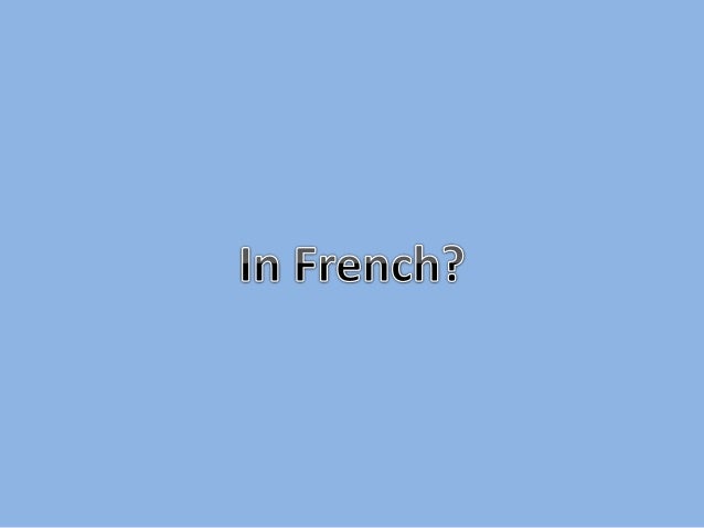 Good Evening In French