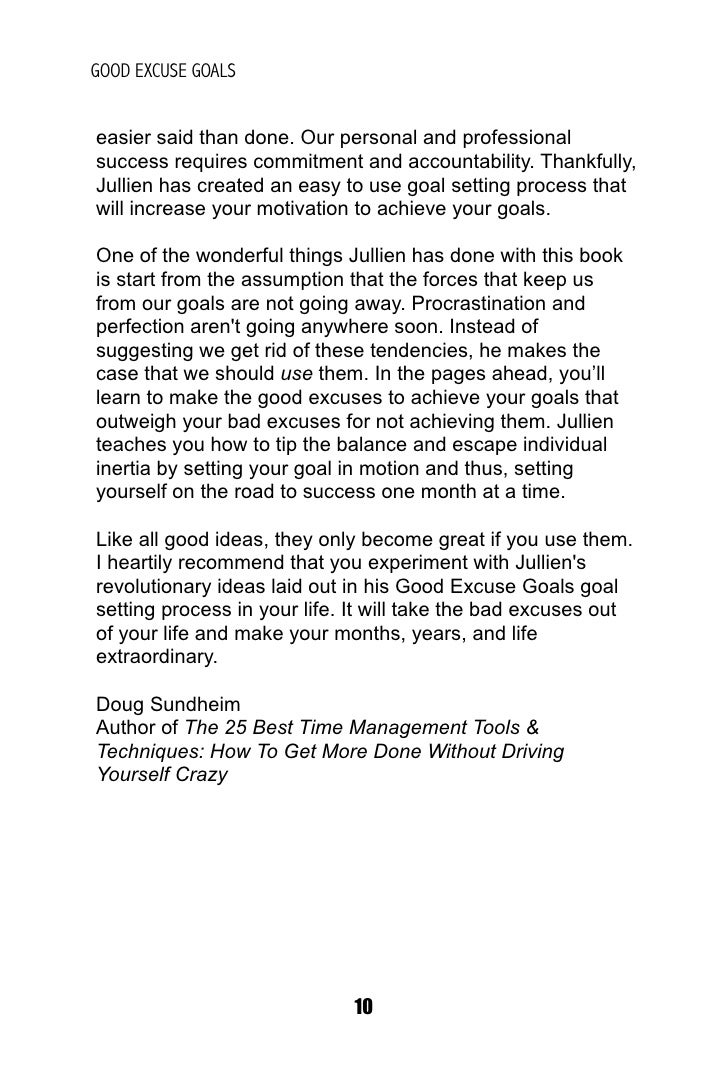 good professional goals