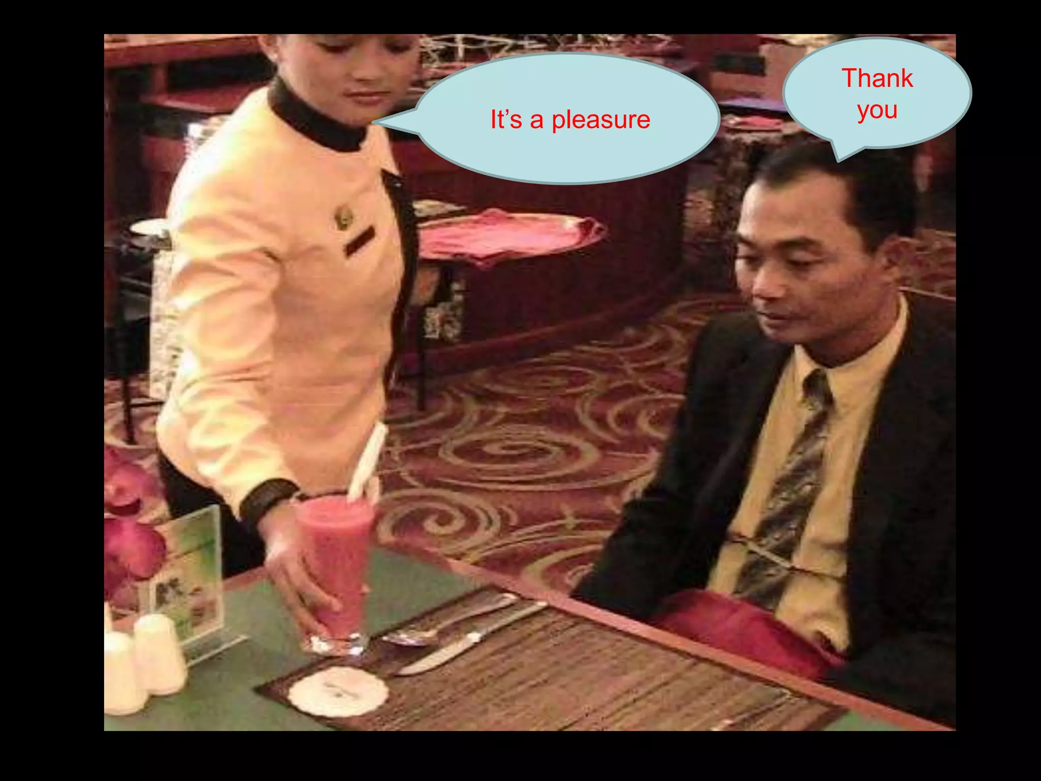 Thank you It’s a pleasure