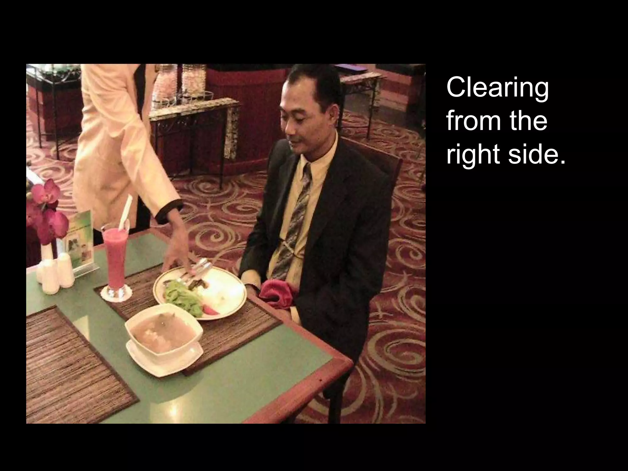 Clearing from the right side.