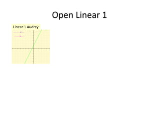 Open Linear 1 
Linear 1 Audrey  