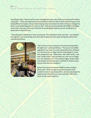Good Foods Case Study Biology Diagrams