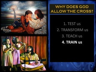 1. TEST us
2. TRANSFORM us
   3. TEACH us
   4. TRAIN us
 