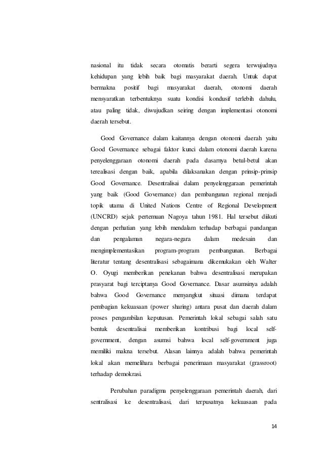 Good Goveernance Otonomi Daerah Semester 2