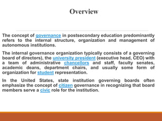 Good Governance for Improving the Quality of Higher Education in ...