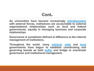Good Governance for Improving the Quality of Higher Education in ...