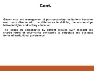 Good Governance for Improving the Quality of Higher Education in ...