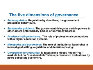 Good Governance for Improving the Quality of Higher Education in ...