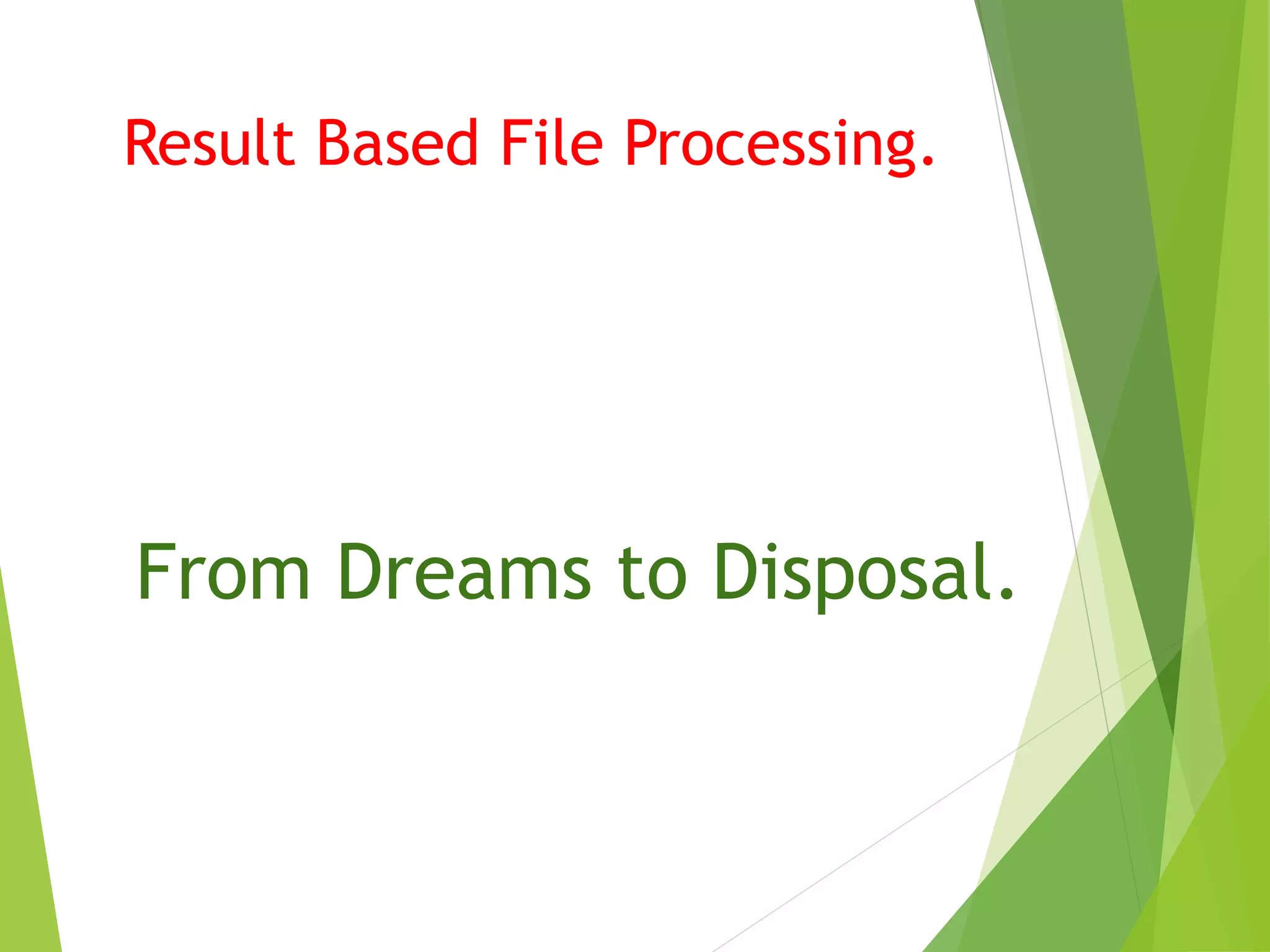 casa maria img training 2019 result based file disposal.ppt from James