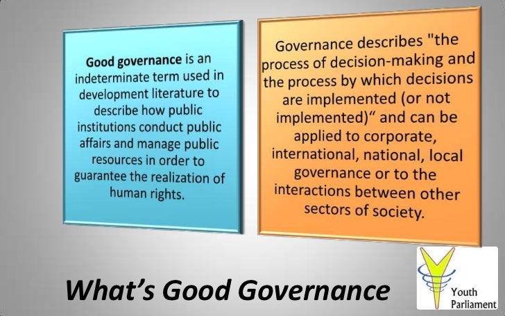 Good governance curbs corruption Slide 4