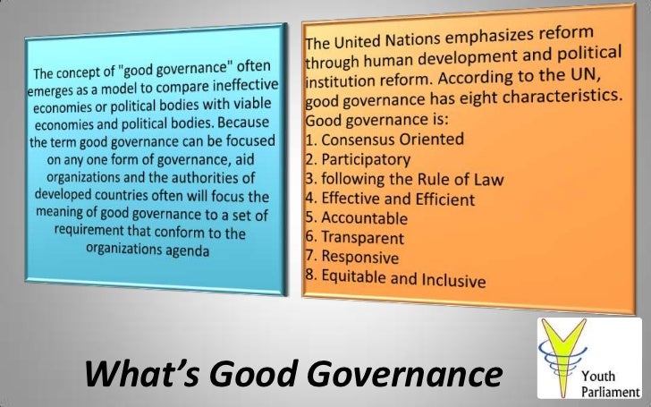 Good governance curbs corruption Slide 5
