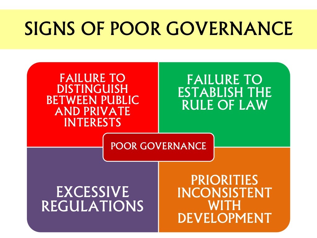 GOOD GOVERNANCE