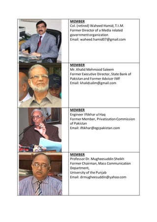 Good governance in Pakistan | DOCX