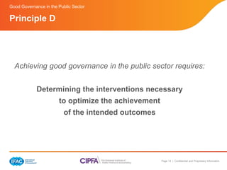 Good Governance in the Public Sector | PPTX