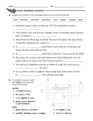 Good grammar | PDF