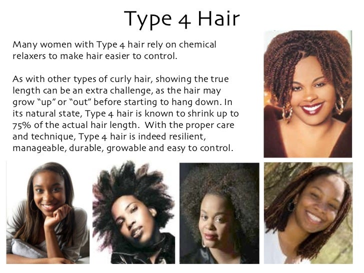 Type 4 Hair Many Women