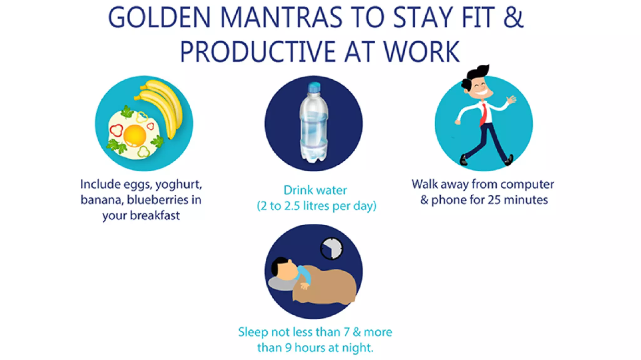 Good Health is Real Wealth at Workplace