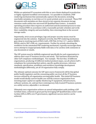 "

q)3$)*"0*".13)5)i%+"4#"%2.(8(3%5":)3$"3$)*".,"i%,."26)%*3("+%16.8%+")*"1,.+'23).*"
.,"$)7$68",%7'603%+":.,;/6.:"%*-),.*5%*3(B""43")("1.(()&6%"3."%(30&6)($"0"ANa"
,%*+%,)*7"5%2$0*)(5"3$03"0'3.503)20668"2013',%("3$%"+.2'5%*3>")*26'+)*7"
(%0,2$0&6%"5%30+030>")*",%06"3)5%"0(")3")("(0-%+>"1,)*3%+>"(%*3".,"022%((%+B""#$%(%"ANa"
+.2'5%*3(":)3$"5%30+030"0,%"3$%*"(3.,%+")*"3:."(%10,03%"+.2'5%*3"(3.,07%"
,%3%*3).*"-0'63(":)3$)*"3:."5),,.,%+"94A"U'06)/)%+"N030"=%*3%,(B"""(30*+0,+"
.1%,03)*7"1,.2%+',%"3$%*",%f'),%("0*"0'3$.,)i%+"0*+"+.2'5%*3%+"1,.2%(("3.",0)(%"
3$%(%",%30)*%+"ANa(")*"022.,+0*2%":)3$"0",%0(.*0&6%"1%,).+)2"(2$%+'6%"0*+"-%,)/8"
3$%),",%0+0&)6)38>")*3%7,)38"0*+"(%0,2$0&)6)38>"3$%*",%3',*)*7"3$%5"3."3$%"(%2',%+"
(3.,07%"-0'63(B"
"
451.,30*368>"(3,)23"022%(("1,)-)6%7%(>"6.7("0*+"1,.1%,"(%2',)38"5%0*("5'(3"&%"
%*7)*%%,%+")*3."3$%"(.6'3).*B""N%16.8%+"2.,,%2368>"3$)("ANa",%*+%,)*7"5%2$0*)(5"
7.%("+%%1")*",%(.6-)*7"5'2$"./"aNF("9QA(>"=aT"#)36%"CW"A0,3"WWWC>"0*+D.,"N<<@F("
<4A>"0*+D.,"@O=F("@Sn>"%32B",%f'),%5%*3(B""a',3$%,"&8"023)-%68"%+'203)*7"3$%"
:.,;/.,2%".*"3$%"0'3.503%+"ANa",%*+%,)*7"5%2$0*)(5>")3"7,%0368"%*2.',07%("3$%5"
*.3"3."033%513"3.")*011,.1,)03%68"/)++6%":)3$"+030".,"&%"20,%6%((":)3$"2.55%*3(")*"
0*8"+.2'5%*3(".,"%50)6(B"
"
#$%"94A"(8(3%5"5'(3"&%"(;)66/'668"%*7)*%%,%+"(1%2)/)20668"/.,"%02$".,70*)i03).*"3."
0++,%(("3$%),"%Q023"4#"&'()*%(("(%,-)2%("0*+"*%%+(B""#$)("$0+"&%%*")66'(3,03%+"&8"
.3$%,"9QA"2.516)0*2%"5%3$.+.6.7)%(B""a.%"%Q0516%B""#$%"/023"3$03>"WX"+)//%,%*3"
.,70*)i03).*(>"1,.+'2)*7"WX"+)//%,%*3"5%+)206"1,.+'23("381%(>"20*"066"02$)%-%"9QAF("
2.516)0*2%"&8"2'(3.5)i)*7"3$%),"1.6)2%(>"(1%2)/)2"f'06)38"1,.2%((%(>",%/%,%*2%"
(30*+0,+(>"(1%2)/)203).*>":.,;/6.:("0*+":.,;/.,2%";*.:6%+7%"+%-%6.15%*3"
5%3$.+.6.7)%("+)//%,%*368>"8%3"066"WX".,70*)i03).*"/'668"2.5168B"
"
#$%"'63)503%".13)506".'32.5%"/.,"94A".1%*"(.',2%"/,05%:.,;":)66"&%"3$03"76.&06"
1'&6)2"$%063$",%7'603.,("0*+"3$%"2.*('5)*7"1'&6)2"20*"3,'(3"066"3$%"4#"&'()*%(("
(%,-)2%("'3)6)i%+"&8"066".,70*)i03).*"(%,-)*7"1'&6)2"$%063$B""#$)(")*)3)06"94A"&'()*%(("
5.+%6":.'6+")+%0668"2.*-%,3"$%063$"20,%"0*+"6)/%"(2)%*2%(".,70*)i03).*"/,.5"
)*-%(3)*7"50_.,"201)306".*",01)+68".&(.6%(2)*7"4#"%f')15%*3>")*/,0(3,'23',%(>"
(./3:0,%"(8(3%5(>"%32B"0*+"_'(3"$0-%"2.*3%51.,0,8"/'668"3,'(3%+"4#"&'()*%(("(8(3%5("
0("0"'3)6)38"(%,-)2%>"0+_'(30&6%"s".*^+%50*+B""
"
e63)503%68".*2%".,70*)i03).*"02$)%-%"0*"0**'06")*+%1%*+%*3"0'+)3"8)%6+)*7"0"94A"
=%,3)/)%+"(303'(>"02$)%-%+")*"7,%03"10,3"&8"6%-%,07)*7"94A"U'06)/)%+"+030"2%*3%,F(":)3$"
3',*;%8"MXj"3."[Xj"2.,%"4#"7.-%,*0*2%(>"()7*)/)20*3"('22%(("5%3,)2("20*"&%"
02$)%-%+B"




""""""""""""""""""""""""""""""""""""""""""""""""""""""""
WC":::B/+0B7.-DT%7'603.,84*/.,503).*D9')+0*2%(D'25WCJXMRB$35""




["1,)6"CXWX"                                          94A"S1%*"@.',2%"K'()*%(("Y.+%6"   WM"./"W["
 