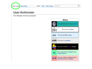 Recent Changes, watch lists, user contributions 