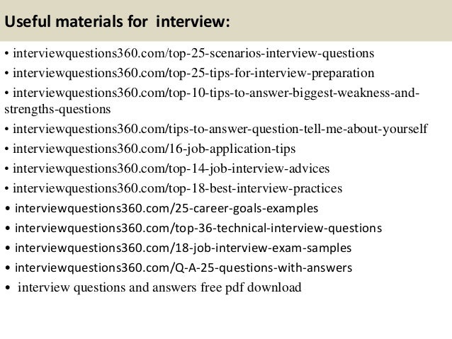 top 10 interview tips