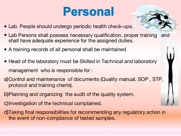 Good laboratory practices